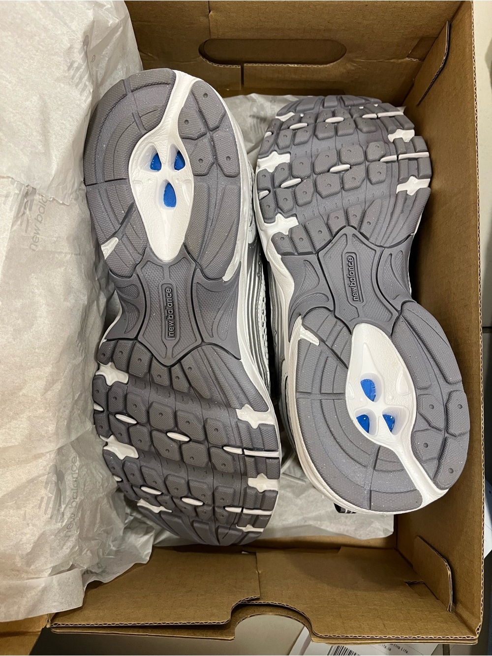 Brand new, never worn | New Balance Women's Silver and White Athletic Sneakers - Picture 7 of 11